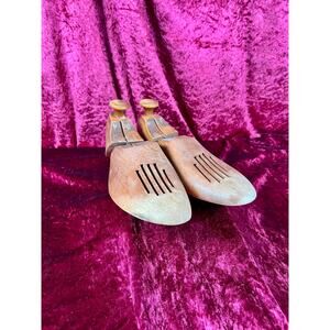 Vintage Shoes - Hinged Mold / Stretcher Insert - Wood - Florsheim - Size 9-4